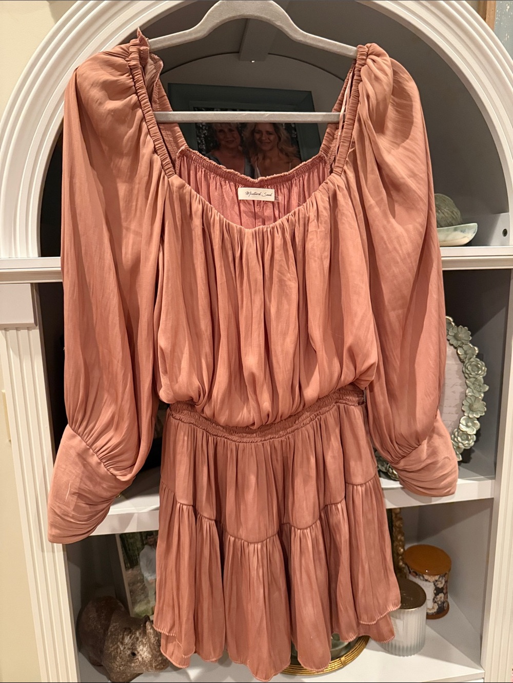 Mustard Seed Dusty Rose Mini Dress
